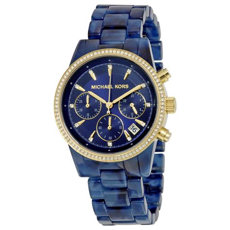 navy michael kors watch|Michael Kors Watch clearance sale.